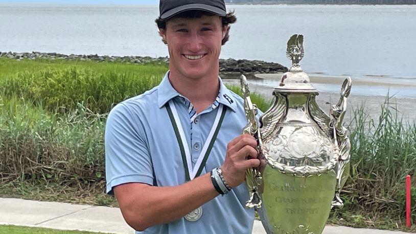 David Ford of Peachtree Corners won the 2022 Southern Amateur at Sea Island, Georgia. Ford is a rising sophomore at the University of North Carolina. (Photo contributed by Kevin Price)