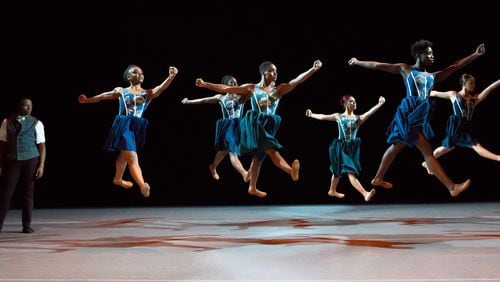 Ailey II performs in Bradley Shelver’s high-energy “Where There Are Tongues.” Contributed by Kyle Froman