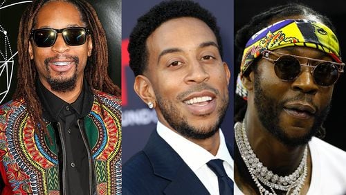 Lil Jon, Ludacris and 2Chainz are among many celebrities to be featured during Super Bowl ads come Sunday. CREDIT: Getty Images