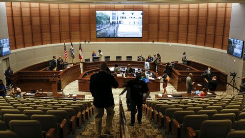 Fulton County commissioners are scrutinizing per diem payments by the county's development authority. (Rebecca Wright for the Atlanta Journal-Constitution)