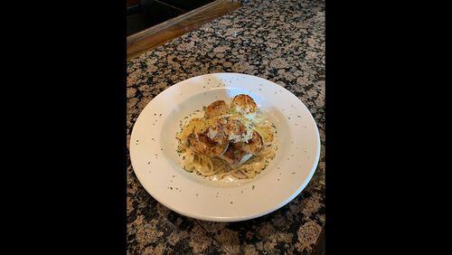 Recipe: Houndstooth Grill & Bar's Mixed Seafood Fettucine