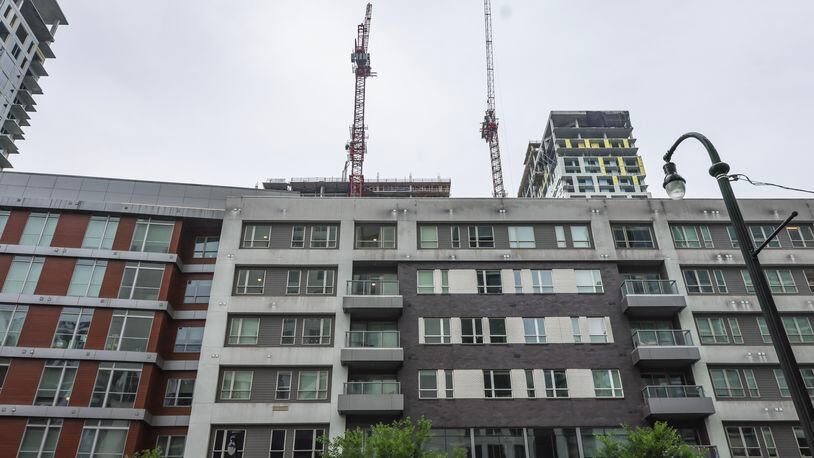 A crane partially collapsed May 22 in Midtown Atlanta, displacing 1,000 residents of a nearby apartment complex.