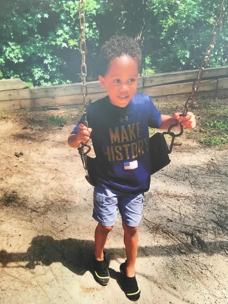 Benjamin "Kamau" Hosch III , 5, drowned at Cochran Mill Nature Center Friday. (Family photo via press conference)