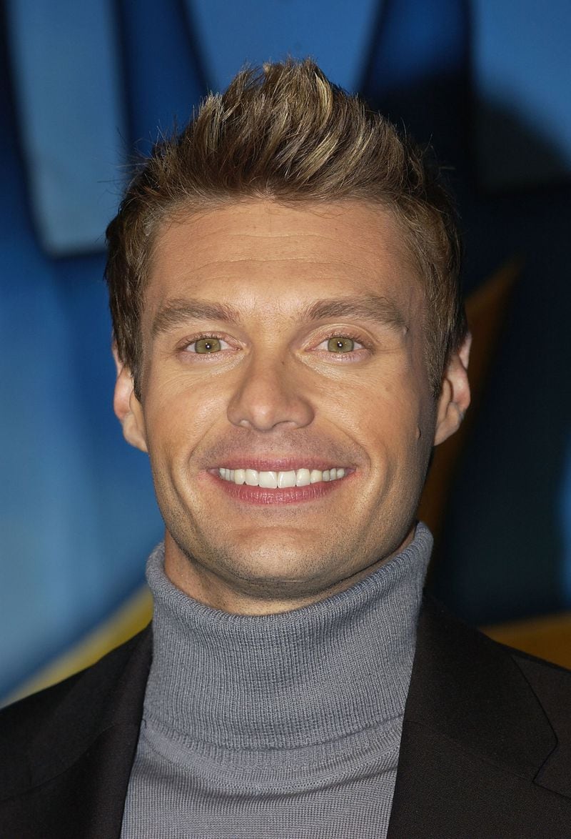  SANTA MONICA, CA - DECEMBER 2: Radio personality Ryan Seacrest arrives at the Project Angel Foods Divine Design 2004 Gala on December 2, 2004 at the Barker Hangar in Santa Monica, California. (Photo by Amanda Edwards/Getty Images)