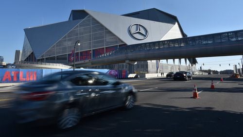 Mercedes-Benz Stadium in Atlanta will host eight matches in the 2026 World Cup, including one of the semifinals, under a schedule announced Sunday. HYOSUB SHIN / HSHIN@AJC.COM