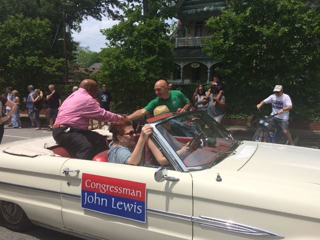 John Lewis at the 46th Annual Inman Park Festival and Tour of Homes