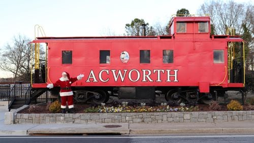 Santa returns to downtown Acworth on Dec. 2, with more scheduled visits on Dec. 3 and 10. (Courtesy of Acworth)