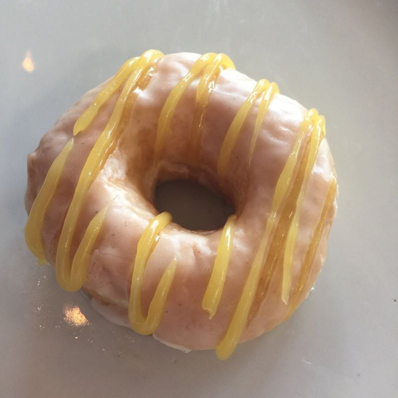 The Meyer Lemon yeast doughnut at Bon Glaze is a lovely, sweet-tart tribute to winter citrus. CONTRIBUTED BY BON GLAZE