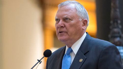 Gov. Nathan Deal vetoed nine bills on Tuesday, the final day of the 40-day period he has to either nix a bill or sign it into law. (DAVID BARNES / DAVID.BARNES@AJC.COM)