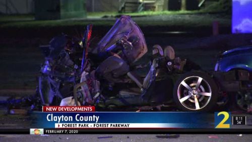 Three people were killed Friday evening in a multivehicle head-on crash in Clayton County.