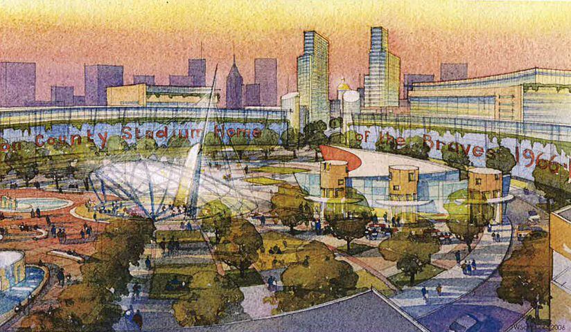 Four development teams have pitched how they would transform 55 acres of land north of the ballpark into a mixed-use sports and entertainment district.