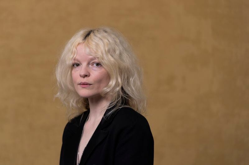 Jessica Pratt poses for a portrait in Los Angeles, Friday, April 26, 2024, to promote the album “Here in the Pitch." (AP Photo/Jae C. Hong)