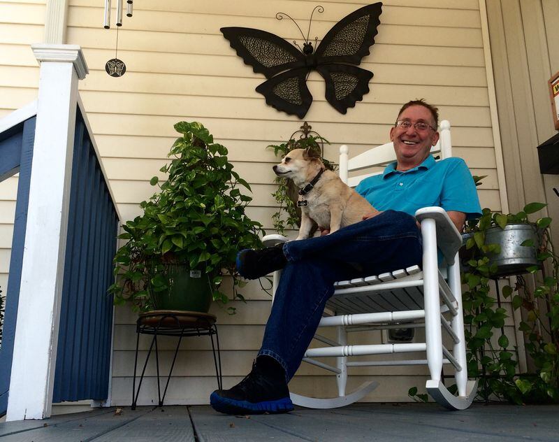 Gary Cox and his dog, Honey, share their home with Steve the Ghost.