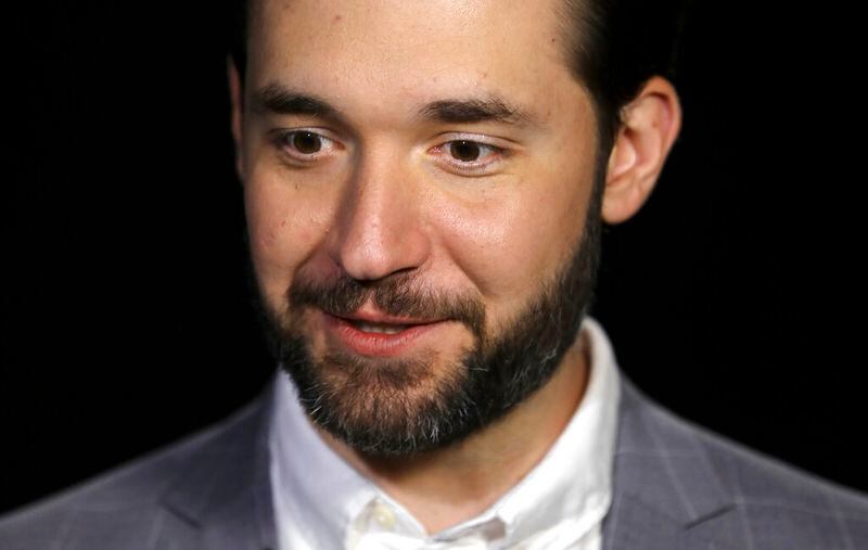 FILE - In this Feb. 19, 2019, file photo, Alexis Ohanian, founder of the social media company Reddit, gives an interview in New York. Ohanian announced on Friday, June 5, 2020, his resignation from the board of the social media site and urged the board to replace him with a black candidate. Ohanian, who is white, implicitly linked his move to protests around the globe over the killing of George Floyd, a black man who died in Minneapolis after a police officer pressed his knee against his neck for several minutes.