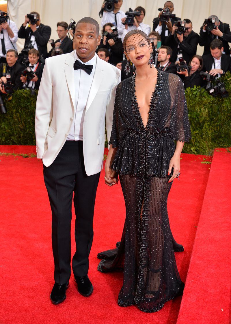 NEW YORK, NY - MAY 05: Jay-Z and Beyonce attend the "Charles James: Beyond Fashion" Costume Institute Gala at the Metropolitan Museum of Art on May 5, 2014 in New York City. (Photo by Andrew H. Walker/Getty Images)
