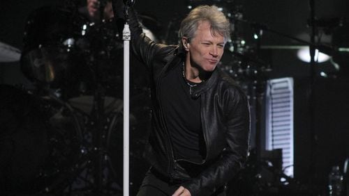 Jon Bon Jovi and the gang played Philips Arena in February 2017 and will return in April. (Akili-Casundria Ramsess/Special to the AJC)