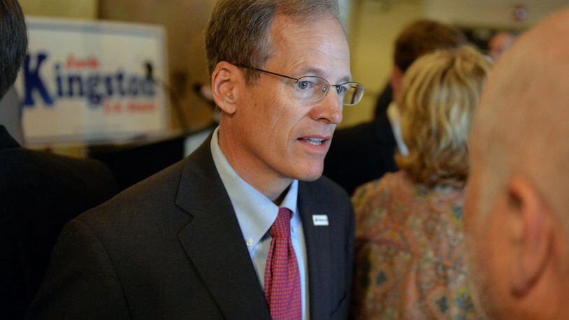 Rep. Jack Kingston, in a GOP primary runoff for the Georgia U.S. Senate seat, returned $80,000 in campaign donations linked to Khalid Satary, a Palestinian businessman convicted of music piracy and facing a deportation order. KENT D. JOHNSON/KDJOHNSON@AJC.COM