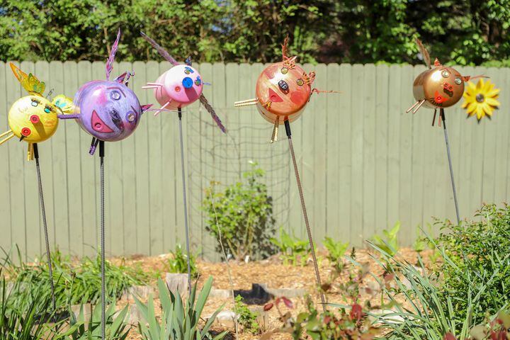 Photos: Cobb County home features whimsical garden as its backdrop