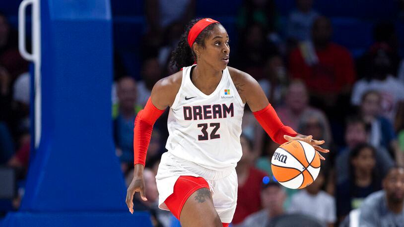 Atlanta Dream forward Cheyenne Parker also had 11 rebounds. AP file photo
