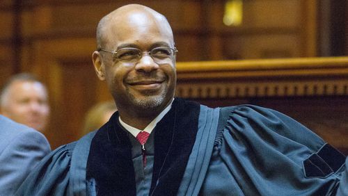 Georgia Supreme Court Chief Justice Harold Melton. (Alyssa Pointer/alyssa.pointer@ajc.com)