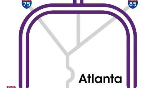 On both the east and west sides in Cobb and DeKalb counties, revised plans by the Georgia Department of Transportation may extend interchange access points to Interstate-20. (Courtesy of Georgia Department of Transportation)