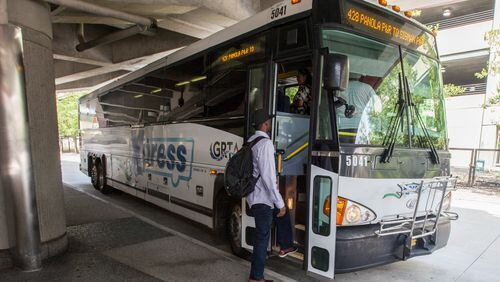 The state's Xpress bus service is adding park-and-ride lots along metro Atlanta's growing network of toll lanes. BRANDEN CAMP/SPECIAL