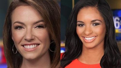 Molly McCollum and Aiyana Cristal were among the CBS46 journalists cut September 17, 2020. from the station. Photo: CBS46