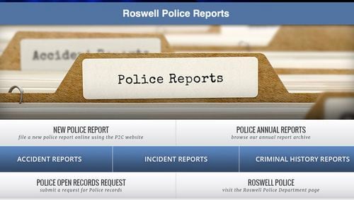 Roswell recently approved a revised fee schedule for the police department. (Courtesy City of Roswell)