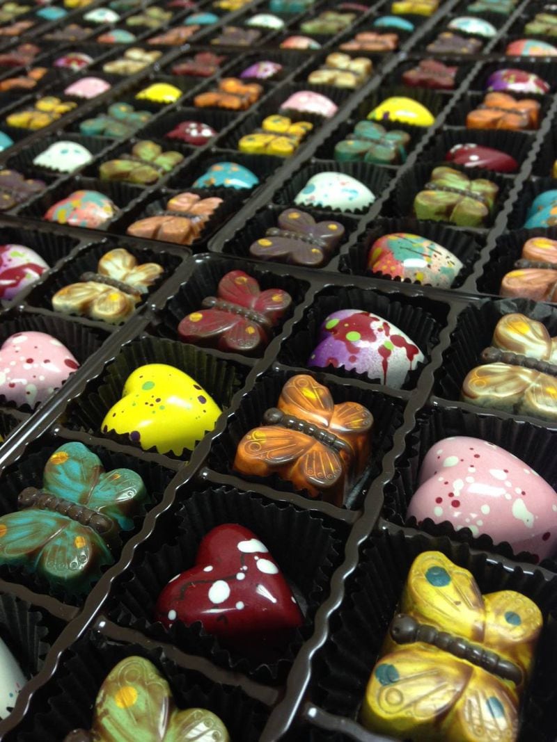 The Chocolaterie, located in historic downtown Duluth, boasts more than 100 handmade, hand-painted chocolate truffles. CONTRIBUTED BY THE CHOCOLATERIE