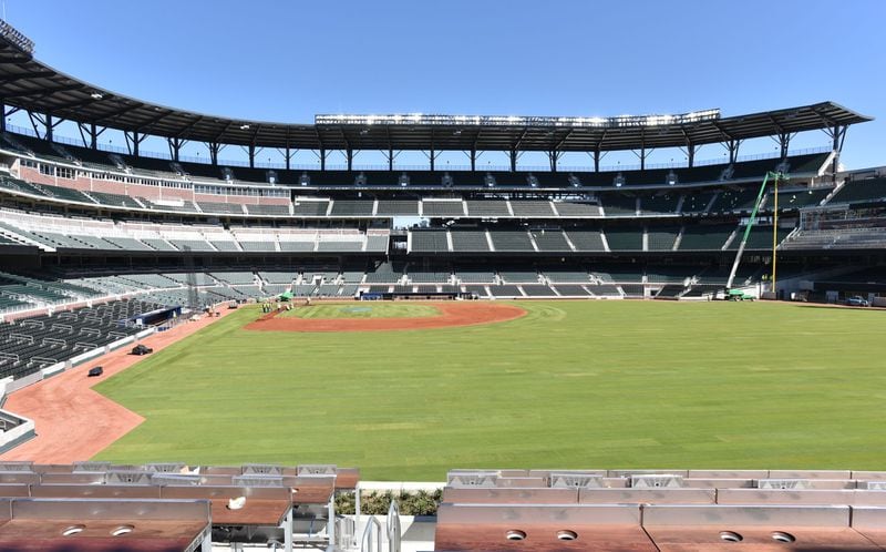 The Braves’ SunTrust Park weeks before first pitch
