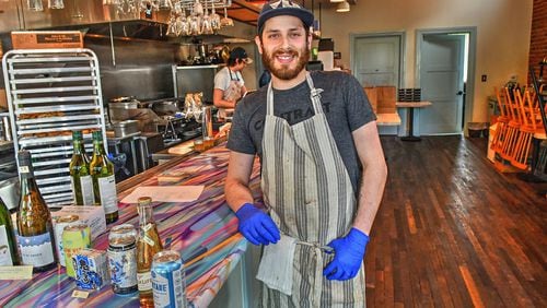 Chef Jarrett Stieber of Little Bear said that, "like everyone, we’re juggling by week to week.” Chris Hunt for The Atlanta Journal-Constitution