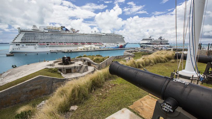 FILE -- The Royal Naval Dockyard in Bermuda, where an America’s Cup event village is being built, June 3, 2015. The tiny British territory beat out major American cites like San Diego and Chicago in its bid to host the Cup, the oldest major international sporting event in the world. (Tony Cenicola/The New York Times)