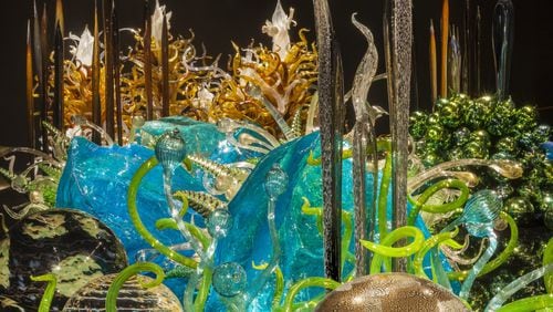 Dale Chihuly, Laguna Torcello, 2012, 121 1/2 x 64 x 20,' Copyright © Chihuly Studio