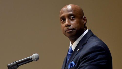 Clayton County Commission Chairman Jeff Turner said Wednesday he does not understand why his colleagues have tied the decision whether to return public comments during commission meetings to the airwaves to the hiring of a communications manager. Photo: AJC File.