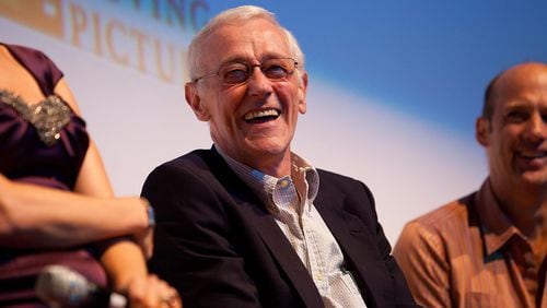 Actor John Mahoney during a Q&A session following the screening of "Flipped" at the Hilbert Circle Theatre on August 2, 2010 in Indianapolis, Indiana.