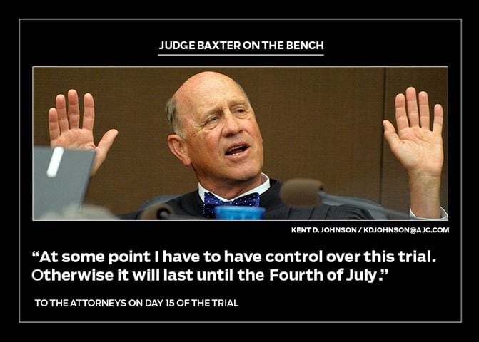 Judge Baxter on the bench