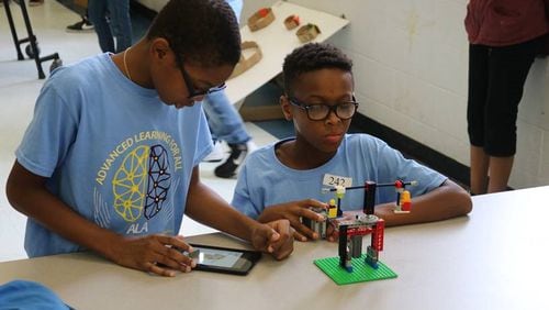 Two unidentified students take part in Clayton schools Advanced Learning for All Summer Bridge Program in 2019 at Riverdale Middle School. (Source: Clayton County Schools)