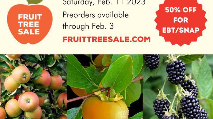 Until Feb. 3, online orders may be placed for Food Well Alliance's Fruit Tree Sale at FruitTreeSale.com. (Courtesy of Food Well Alliance)
