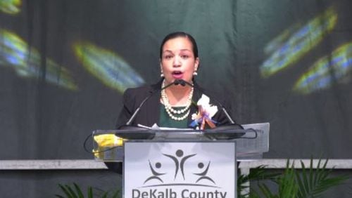 DeKalb County School District Superintendent Cheryl Watson-Harris shares back-to-school information with the public. AJC file photo
