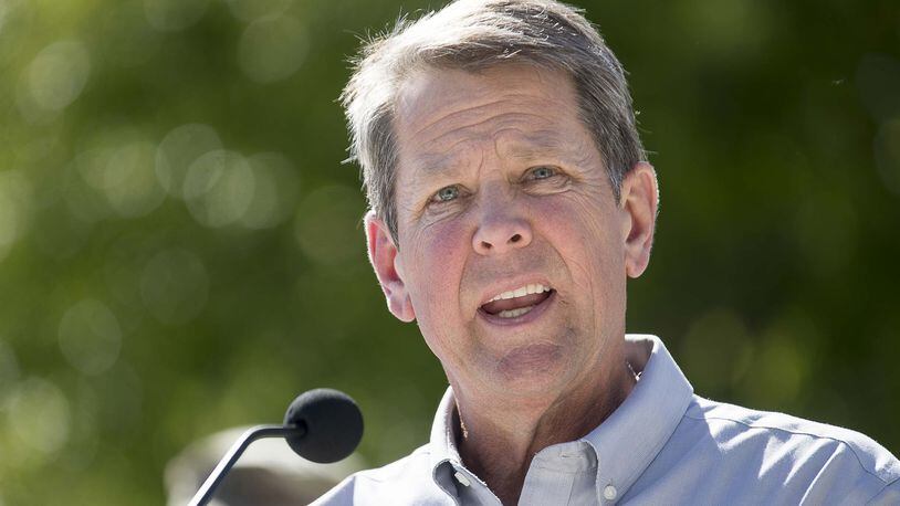 Gov. Brian Kemp revealed Monday that he planned to allow some small business owners to reopen by the end of the week, with other business being able to open the following Monday. The move was met by pushback, including a rebuke from the governor’s most important ally, President Donald Trump. (ALYSSA POINTER / ALYSSA.POINTER@AJC.COM)