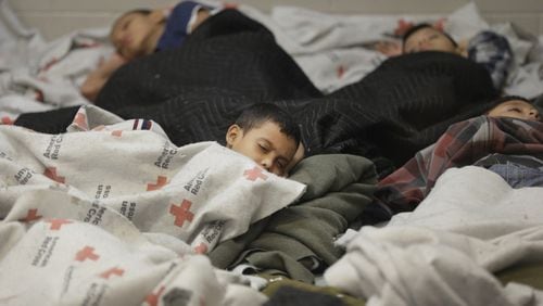Record numbers of unaccompanied minors from Central America have been arriving at the U.S-Mexico border. Eric Gay/AP