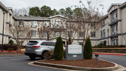 A photo of Sandy Springs Place Senior Complex on Sunday, December 20, 2020.