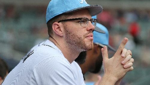 Freddie Freeman is moving from first base to third. Curtis Compton/ccompton@ajc.com