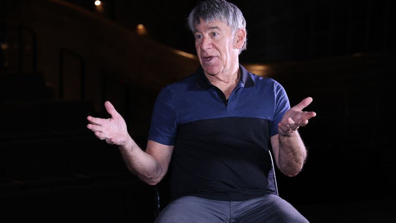American musical theater lyricist and composer Stephen Schwartz talks with reporter Bo Emmerson about his career spanning over four decades. Schwartz has written such hit musicals as “Godspell,” “Pippin,” and “Wicked.” He was in town for the opening of "Working," at the Woodruff Arts Center. (Tyson Horne / tyson.horne@ajc.com)