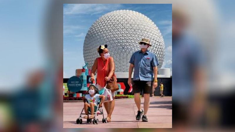 Disney's Epcot theme park recently reopened from its COVID-19 shutdown.