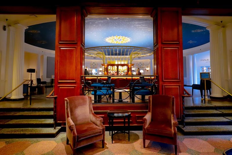 The historic Hotel Roanoke, which dates back to the 1880s, recently unveiled a refurbished Pine Room restaurant and a new 1882 lobby bar. 
Courtesy of The Hotel Roanoke & Conference Center / Visit VBR.
