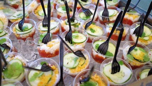 With more than 100 restaurants participating, Taste of Atlanta will have something for everyone, including seafood lovers. One previous offering was Big Eye Tuna Poke from W.H. Stiles Fish Camp. CONTRIBUTED BY BRANDON AMATO
