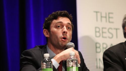 Jon Ossoff at a debate before the April special election.
