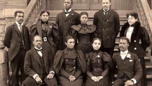 Faculty, Morris Brown, c. 1900. This image is part of the Atlanta History Center’s “Black Citizenship” exhibit. Contributed by Morris Brown College Photographs, Atlanta University Center Robert W. Woodruff Library