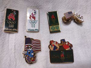 Details about   Atlanta Olympic Games 1996 Summer of Gold Day One Pin   G015 